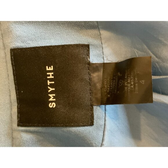Smythe Not A DB Blazer Blue Slate Single Button Jacket, Size 4 - Picture 10 of 10